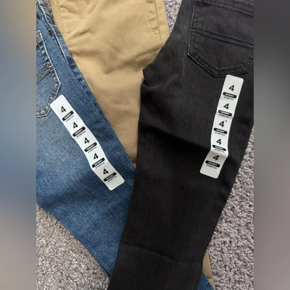 NWT The Children’s Place Place Denim Skinny Jeans Size 4T-ALL 3